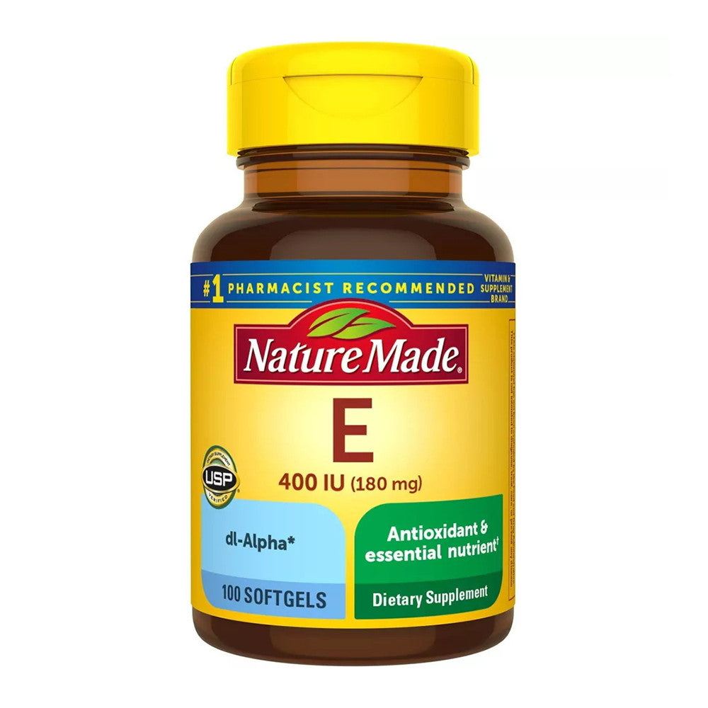 Nature Made Vitamin E 400 IU 180 Mg Soft Gels, 100 Ea